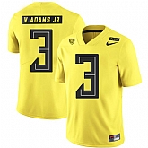 Oregon Ducks 3 Vernon Adams Jr Yellow Nike College Football Jersey Dzhi,baseball caps,new era cap wholesale,wholesale hats